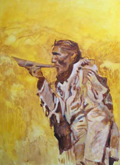 Moose caller - John Tenasco (2010-08-29) - Galerie Richelieu