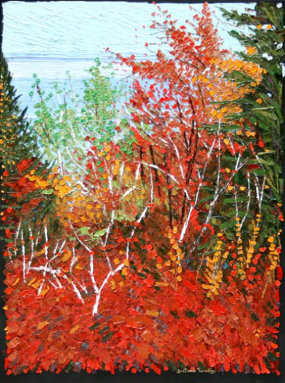 Fleuve emmitouflé  - Bertrand Tremblay (2018-01-09) - Galerie Richelieu