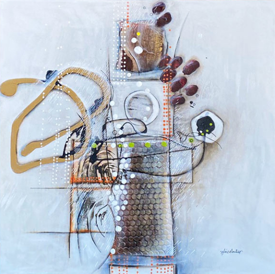 Elle semble flotter - Sylvie Cloutier (2019-02-06) - Galerie Richelieu