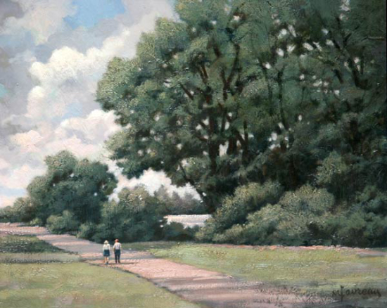 Le parc de Chambly - Marcel Favreau (1921-2020) (2014-03-28) - Galerie Richelieu