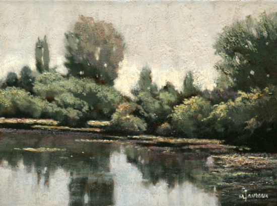 Le parc du village St-Bruno - Marcel Favreau (1921-2020) (2014-03-28) - Galerie Richelieu