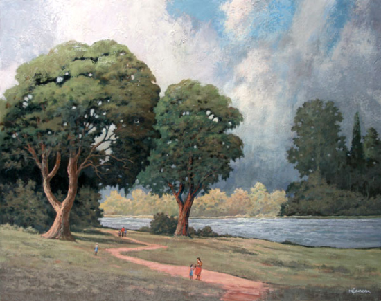 Un coin du parc de Chambly - Marcel Favreau (1921-2020) (2015-06-05) - Galerie Richelieu