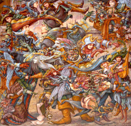Les palabres des marionnettistes - Richard Hétu (2013-02-08) - Galerie Richelieu