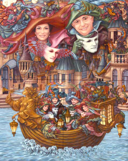 Préludes à un bal costumé "portrait de famille" - Richard Hétu (2012-07-25) - Galerie Richelieu