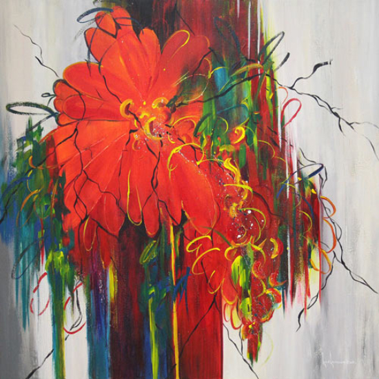 Ah! les fleurs - Luce Lamoureux (2014-04-02) - Galerie Richelieu