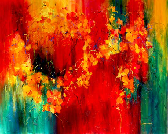 Coulis de fleurs  - Luce Lamoureux (2012-02-11) - Galerie Richelieu