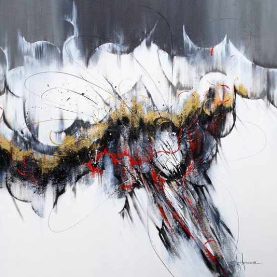 Ruissellement d'or - Luce Lamoureux (2021-10-15) - Galerie Richelieu