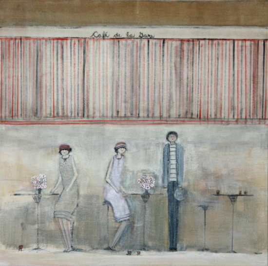 Café de la gare - Louise Lauzon (2014-09-30) - Galerie Richelieu