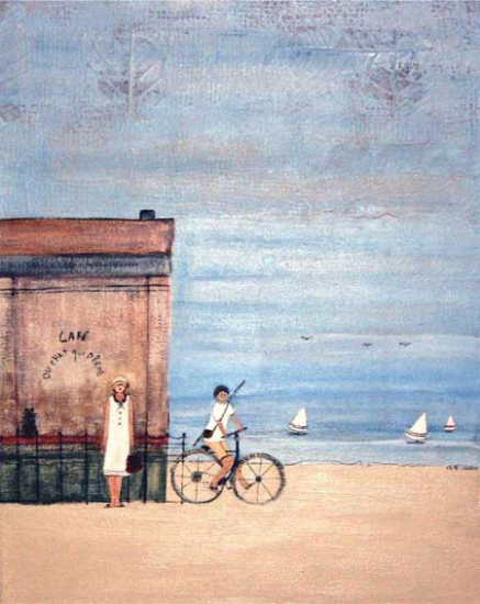 Le café du chat qui pêche - Louise Lauzon (2011-06-23) - Galerie Richelieu