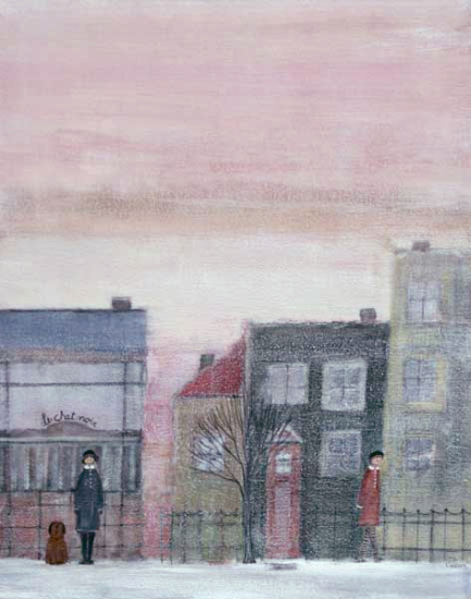 Le chat noir - Louise Lauzon (2012-02-24) - Galerie Richelieu