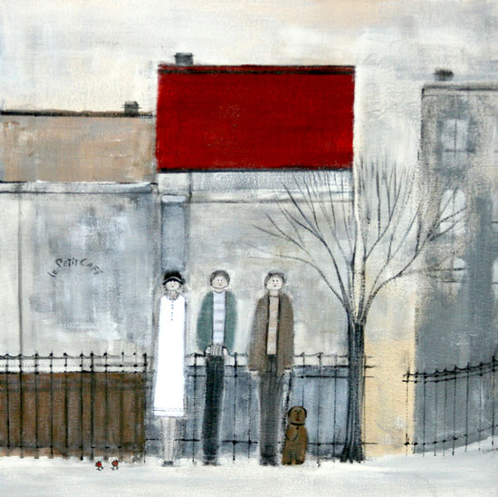 Le petit café  - Louise Lauzon (2014-10-04) - Galerie Richelieu