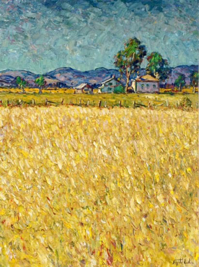Champs de blé Kamouraska  - Raynald Leclerc (2016-05-07) - Galerie Richelieu