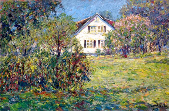 Maison aux lilas - Raynald Leclerc (2013-05-15) - Galerie Richelieu