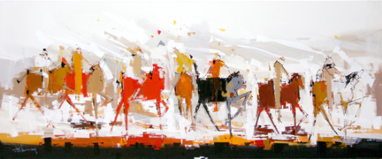 Je suis la rivière et toi le cheval - René Lemay (2014-11-25) - Galerie Richelieu