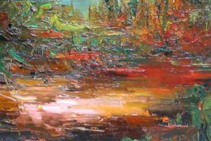 Regard vers l'étang - Richard Morin (2010-08-04) - Galerie Richelieu