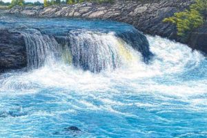 Chute de la rivière du bic - Marcel Mussely (2024-08-21) - Galerie Richelieu