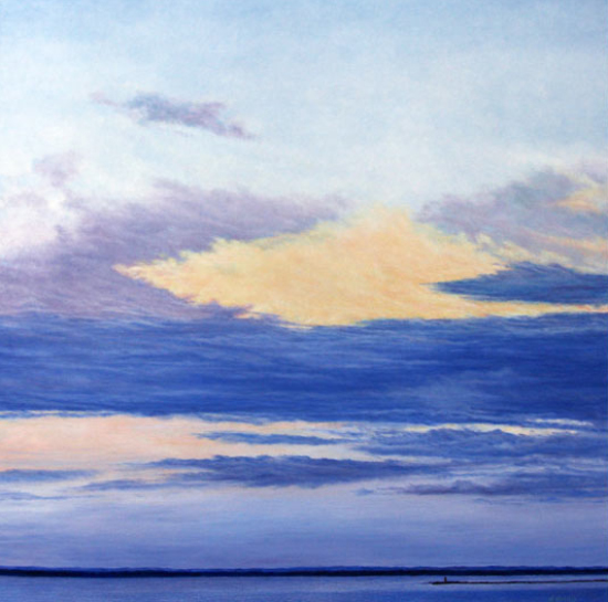 Fusion nuages et lumière - Marcel Mussely (2019-05-16) - Galerie Richelieu