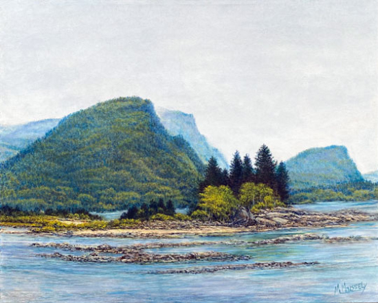Marée basse Parc national du Bic  - Marcel Mussely (2023-12-20) - Galerie Richelieu
