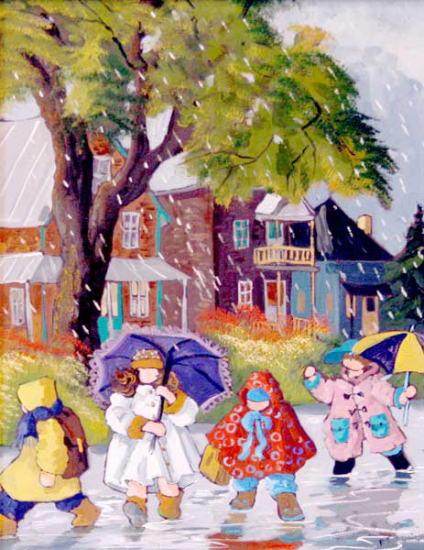 Sous la pluie - Pauline Paquin (2015-04-14) - Galerie Richelieu