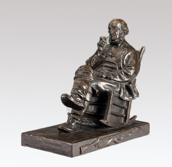 Le vieux pionnier Canadien 1912 coulée circa 1923 no 49 - Marc-Aurèle de Foy Suzor-Coté (1869-1937) (2017-12-08) - Galerie Richelieu