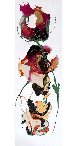 Carole St-germain La jardinère 24 x72 Galerie Richelieu
