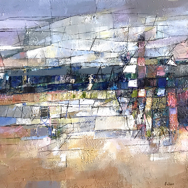 Rémie Filion Nordicité 30x30 Glaerie d'art Richelieu