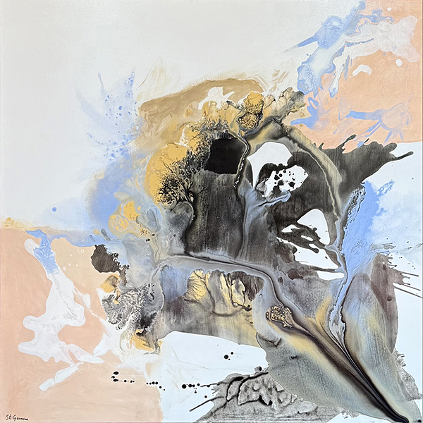 Carole St-germain French Riviera 48x48 Galerie Richelieu
