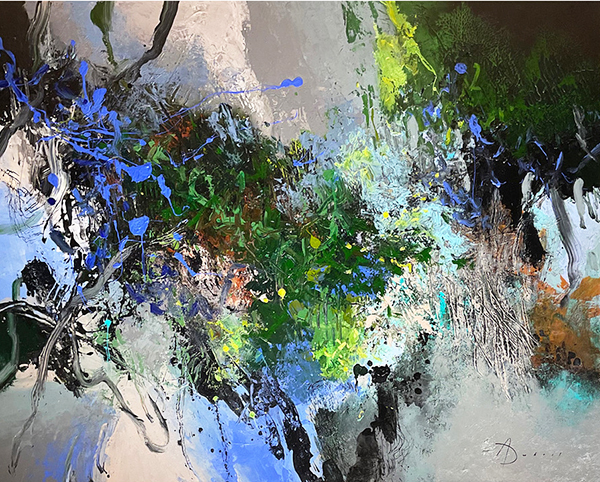 Arianne Dubois Esprits vagabonds 48 x60 Galerie Richelieu