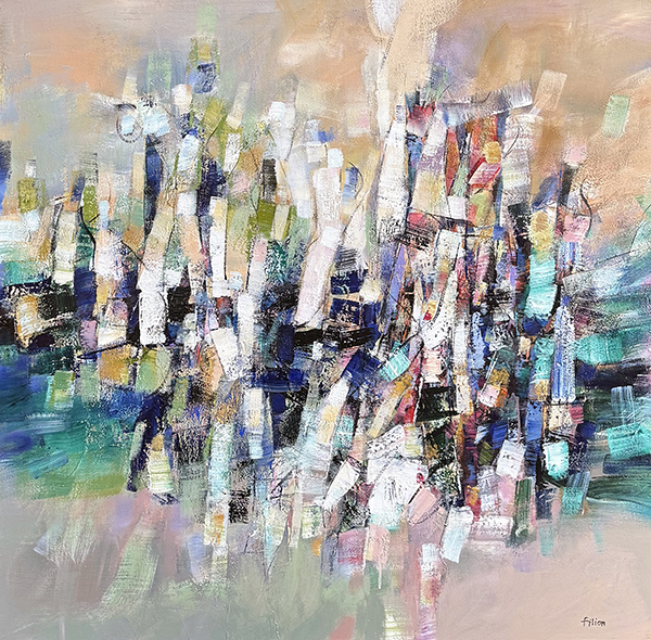 Rémi Filion Coeur battant 40x40