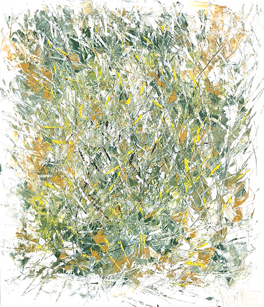 André Pleau Quand la magie persiste 48x40 Galerie Richelieu