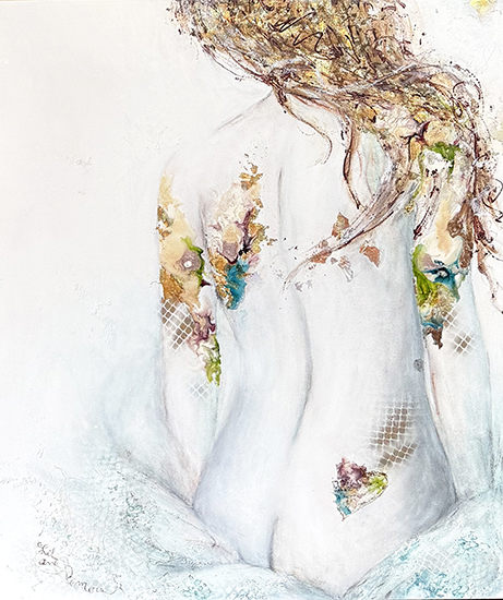 Liliane Demers L'éveil 60x48 Galerie d'art Richelieu