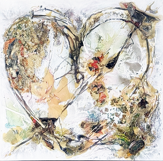 Liliane Demers Promesse d'Amour 20x20 Galerie d'art Richelieu