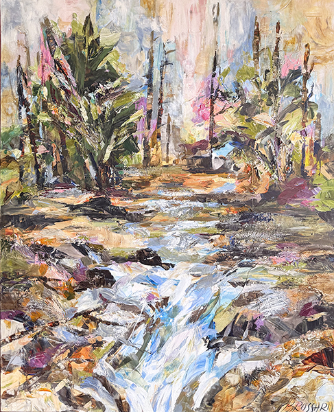 Céline Brossard Cascades 52x40 Galerie Richelieu