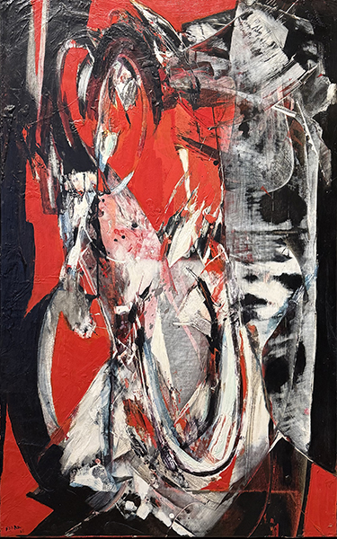 Marcel Ferron composition 51x31 Galerie Richelieu