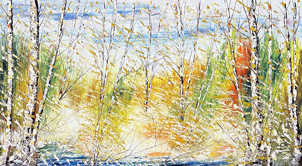 André Pleau Retour a la vie 40x72 Galerie Richelieu