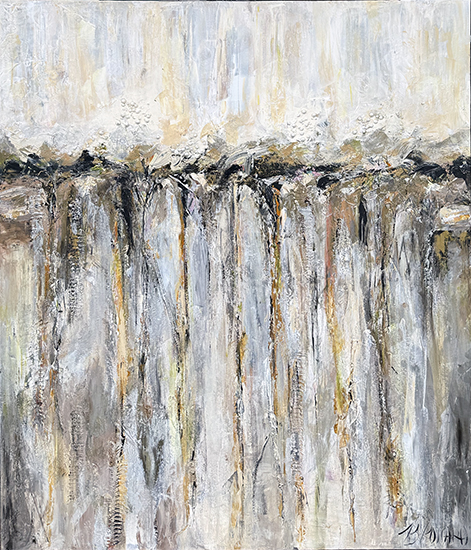 Céline Brossard Lignes de lumières 48x40 Galerie richelieu