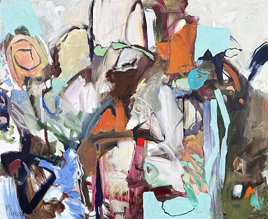 Michel Beaudoin Abstraction 263 46x56 Galerie Richelieu