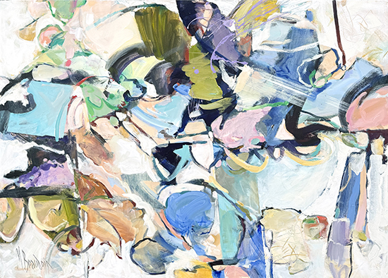 Michel Beaudoin Abstraction 262 36x48 Galerie Richelieu