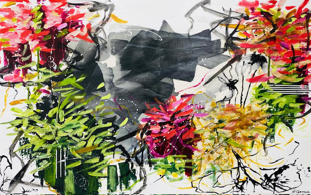 Carole St-germain Bouquet du printemps 30x48 Galerie Richelieu