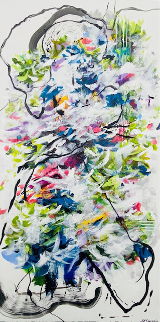 Carole St-germain Intrigante 24x48 Galerie Richelieu