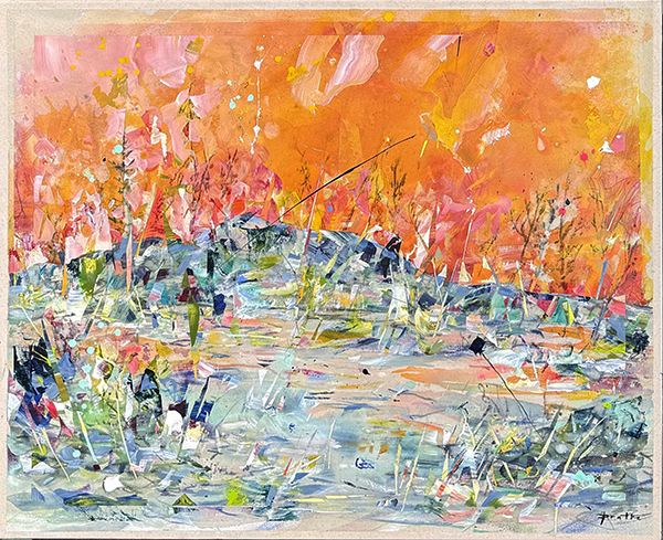 Geneviève Pratte Droit devant 30x36 Galerie Richelieu