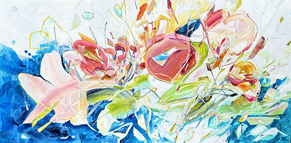 Geneviève Pratte Momentané 24x48 Galerie Richelieu
