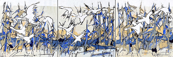 Louis hughes Signal d'usage 20x60 Galerie D'art Richelieu