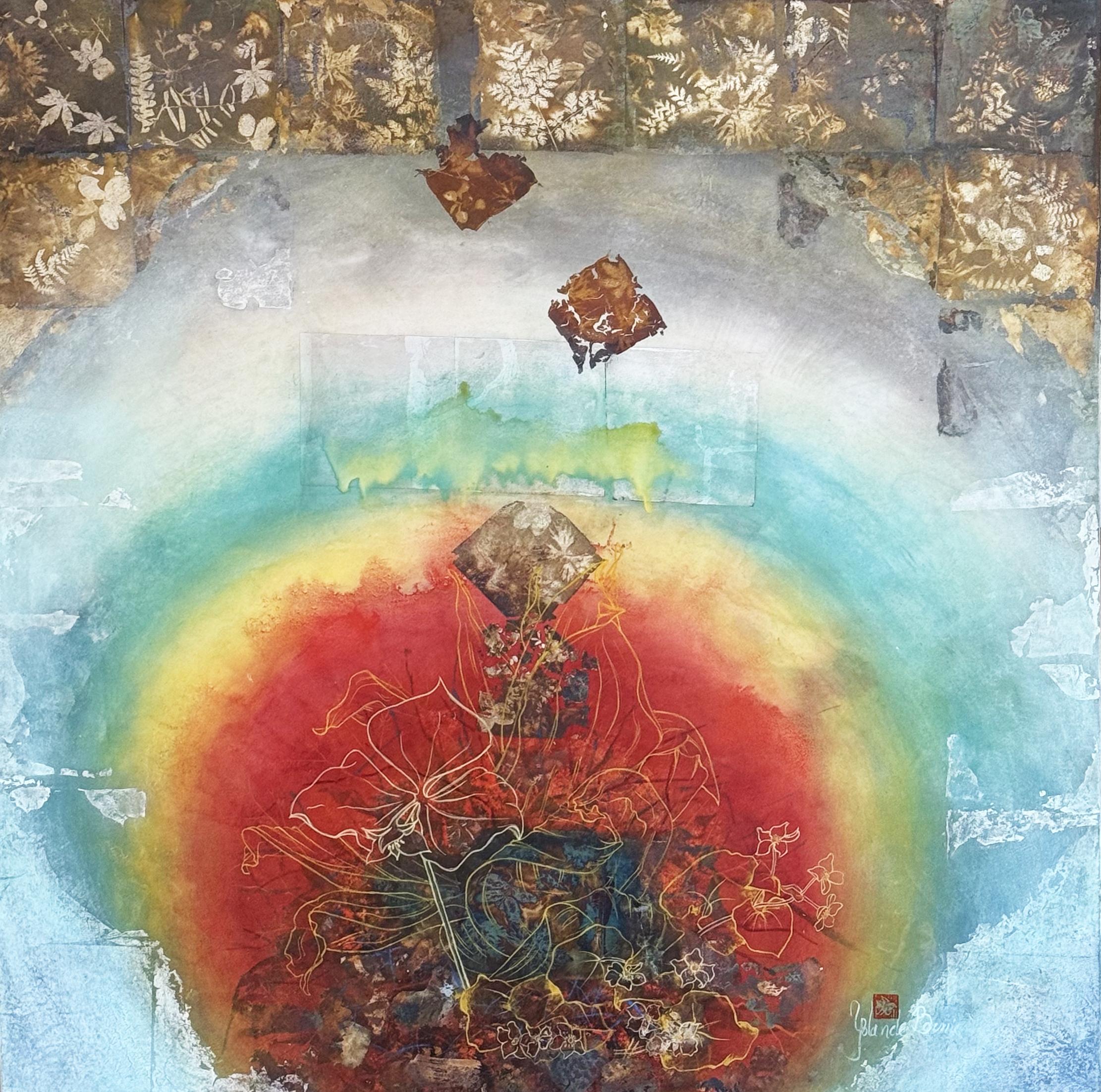 Yolande Bernier Terre versatile 36x36 Galerie Richelieu