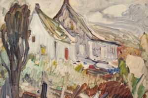 René Richard Sans titre ( Maison Dufour)24x28 Galerie Richelieu