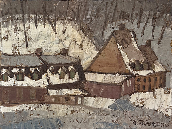 Albert Rousseau Ferme 18x24 Galerie Richelieu