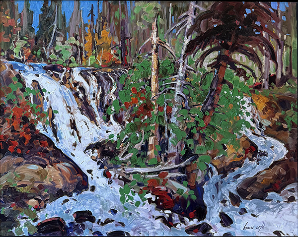 Bruno Coté Chutes Pied du Mont 30x36 Galerie Richelieu