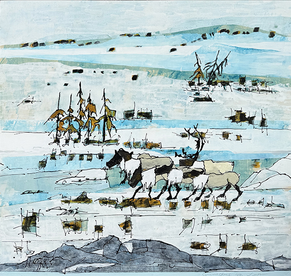Louis Hughes Comme dans Les vues 48x48 Galerie Richelieu