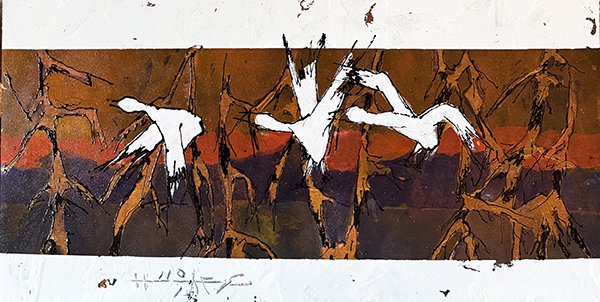 Louis Hughes aurore annoncée 12x24 Galerie Richelieu