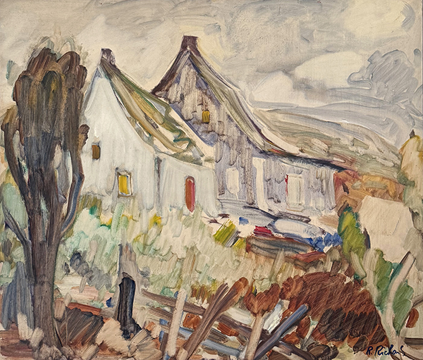 René Richard Maison Dufour 24x28 Galerie Richelieu